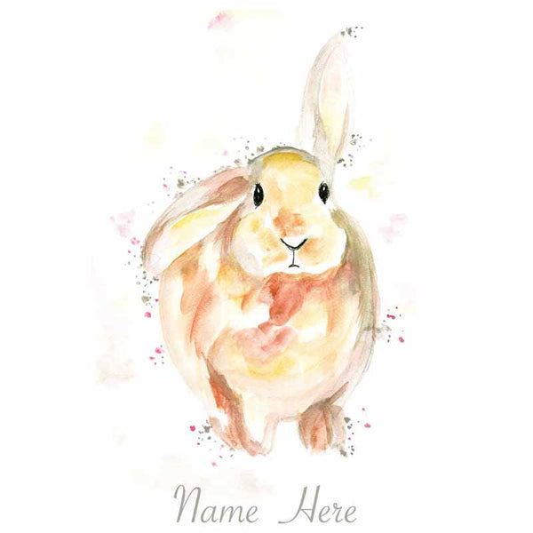 Rabbit Personalilsed Name Wall Art - The Quirky Home Co