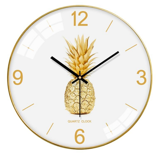 Pineapple Modern Wall Clock - The Quirky Home Co
