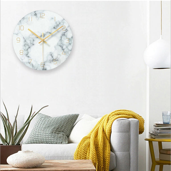 Modern Marble Wall Clock ( 6 Colours )