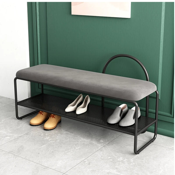 Metal Shoe Rack Bench