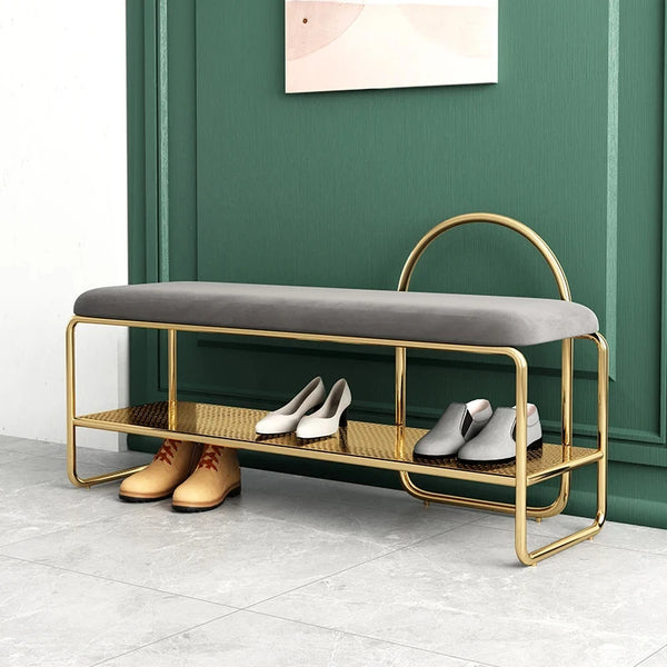 Metal Shoe Rack Bench