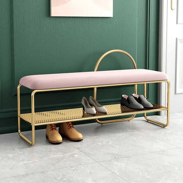 Metal Shoe Rack Bench