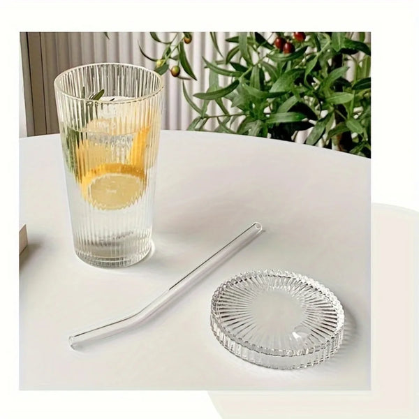 Glass Tumblers With Lids And Straws