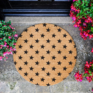 Circle Stars Doormat