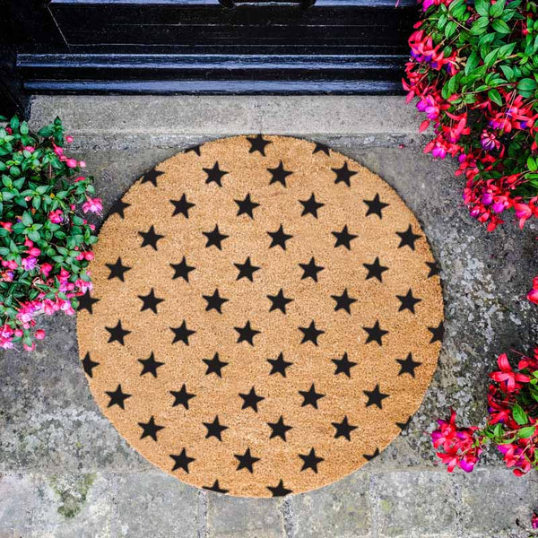 Stars Circle Doormat - The Quirky Home Co