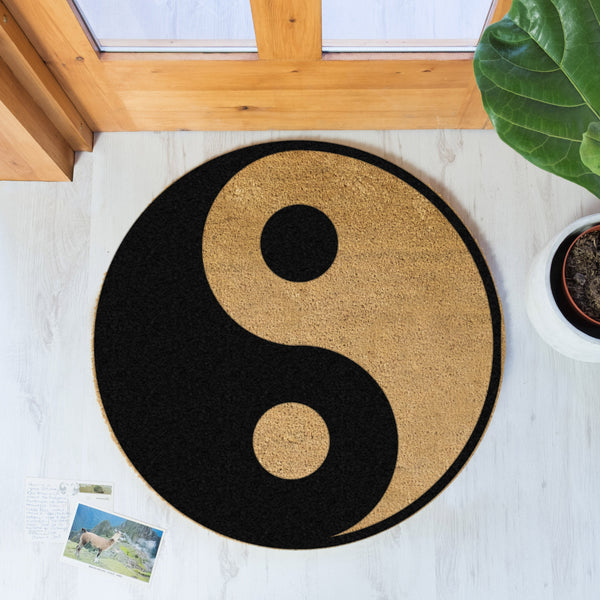 Yin Yang Circle Doormat - The Quirky Home Co
