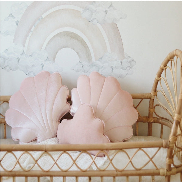 Light Pink Linen Cloud Cushion - The Quirky Home Co