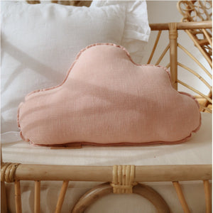 Light Pink Linen Cloud Cushion - The Quirky Home Co