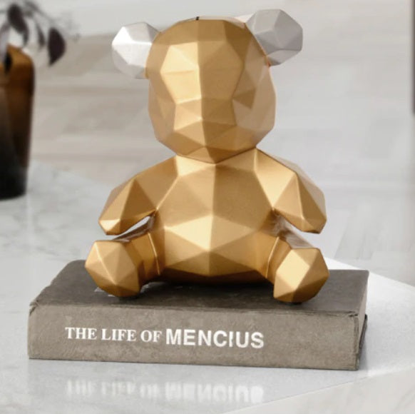 Resin Teddy Bear Money Box - The Quirky Home Co