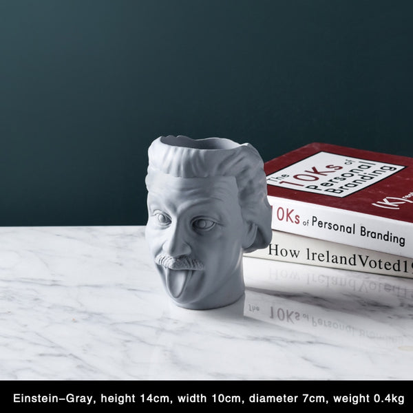 Flower Vase Head Sculpture