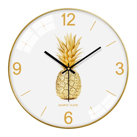 Pineapple Modern Wall Clock - The Quirky Home Co