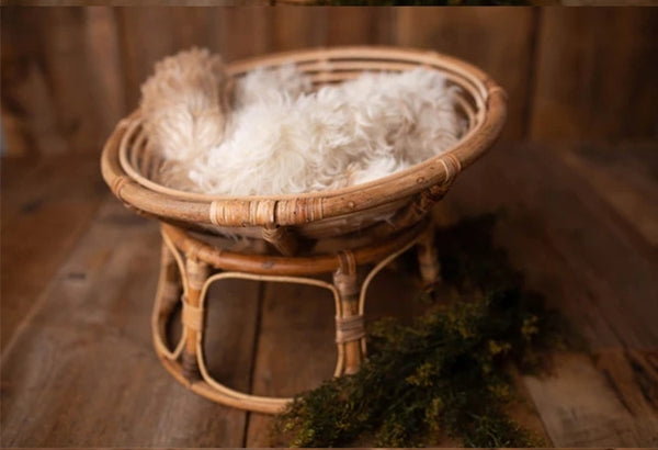 Round Basket Bed for Baby
