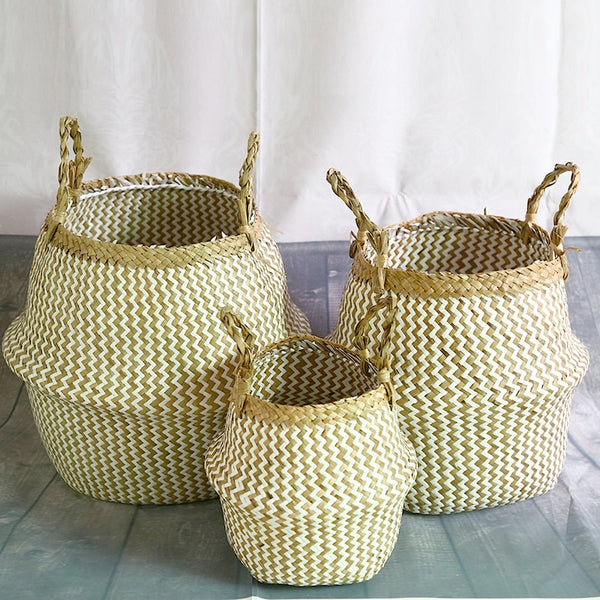 Storage/Plant Straw Basket