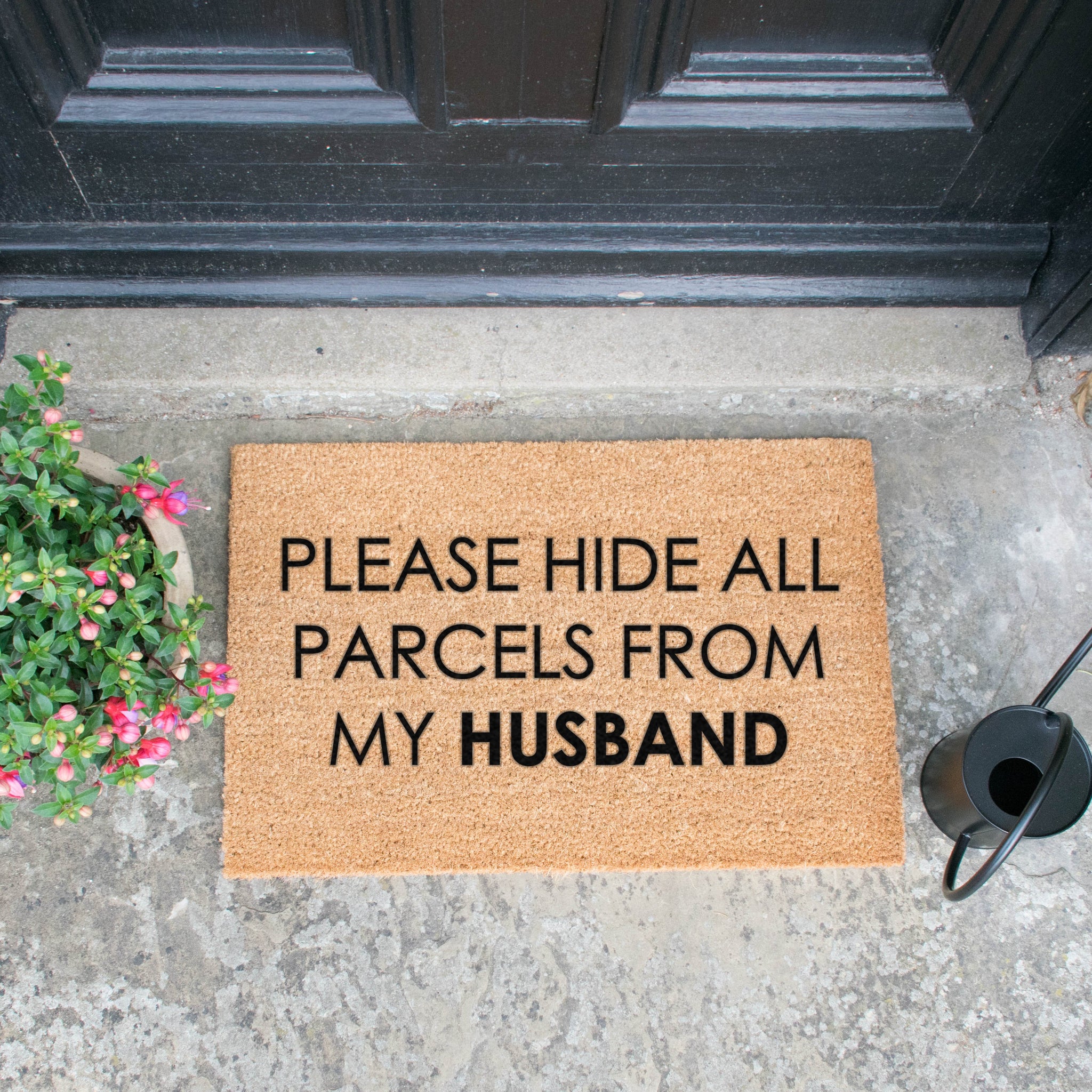 Please Hide All Parcels From My Husband Doormat - The Quirky Home Co