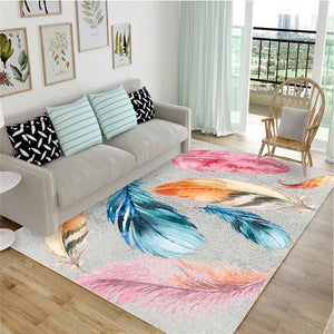 Feather Art, Anti Slip Rug - The Quirky Home Co