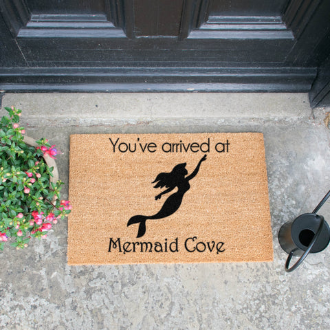 You Have Arrived At Mermaid Cove Doormat - The Quirky Home Co