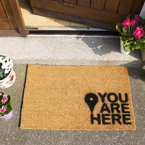 You are Here Doormat - The Quirky Home Co