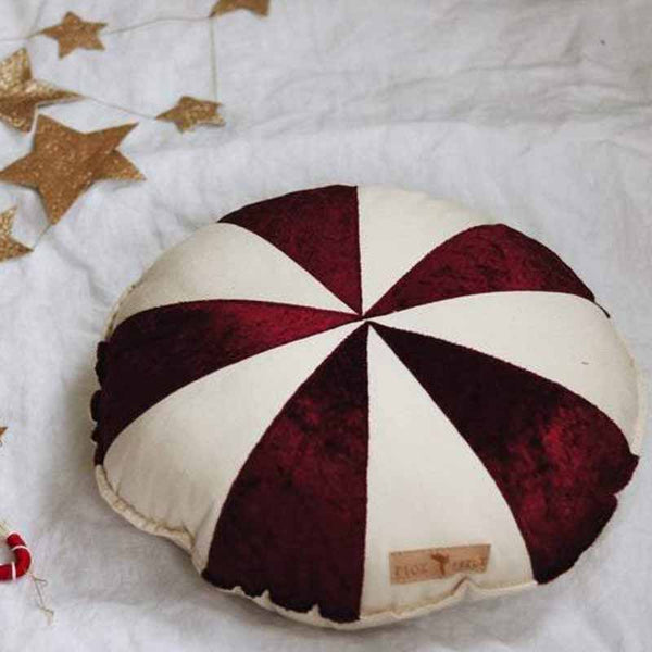 Circus Red Patchwork Ring Cushion - The Quirky Home Co