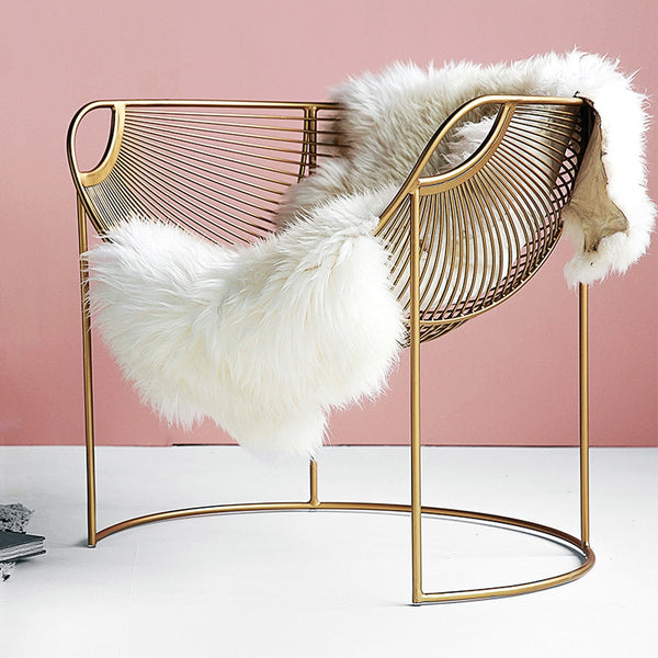 Amelia Gold Iron Chair - The Quirky Home Co