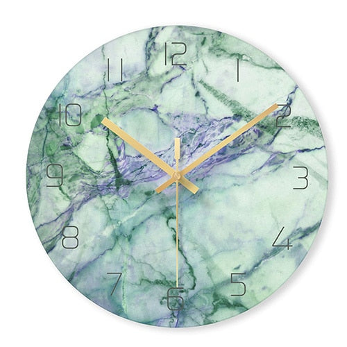 Modern Marble Wall Clock ( 6 Colours )