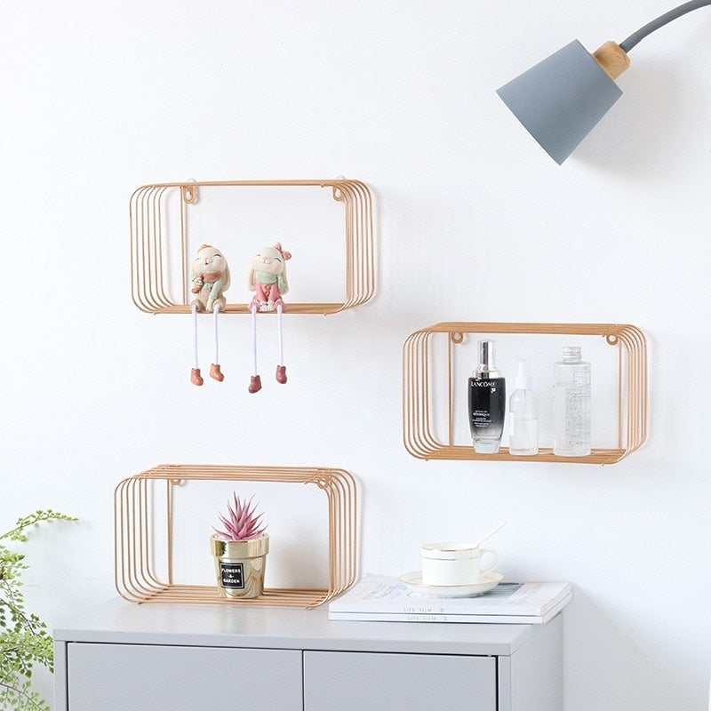 Iron Decorative Floating Shelf - The Quirky Home Co