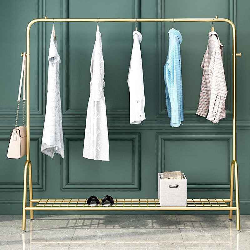 Luxury Metal Clothes Rack (Gold)