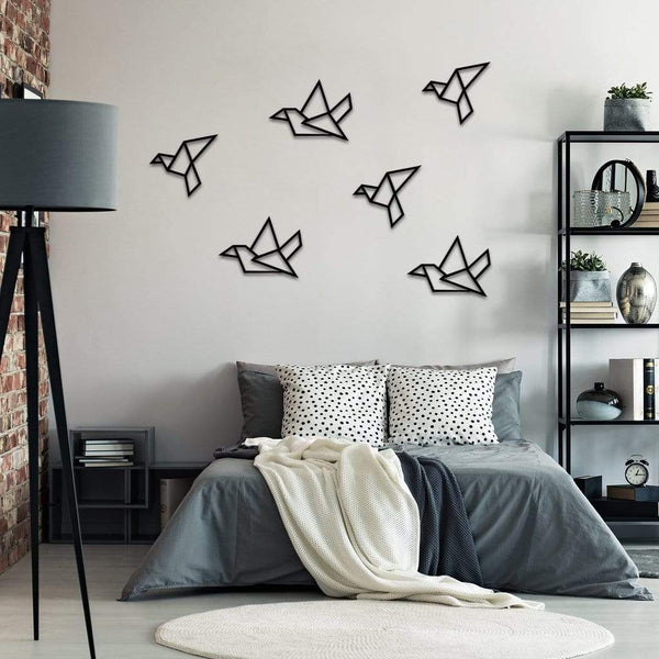Bird - Metal Wall Art, Set of 6 - The Quirky Home Co